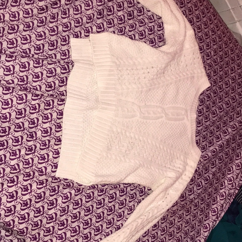 I am selling a long sleeve white shirt from pink